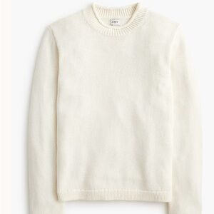 J. Crew Factory Mock Neck / Roll Neck Sweater Cotton Blend Ivory Women’s Sz. XS